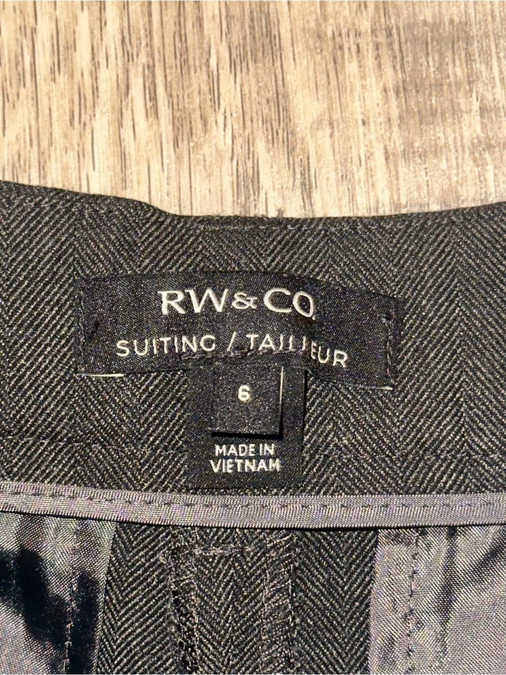 RW&CO. Black Pleated Tapered Dress Pants - Picture 2 of 3